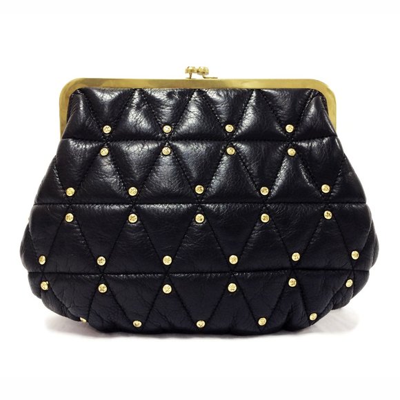 Rebecca Minkoff Kiss Quilted Leather Clutch